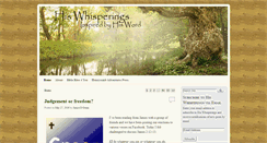 Desktop Screenshot of hiswhisperings.com
